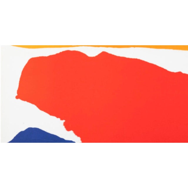Printmaking Materials Original 1968 Helen Frankenthaler Billboard Study Offset Lithograph for Andre Emmerich Gallery New York 1974 For Sale - Image 7 of 9