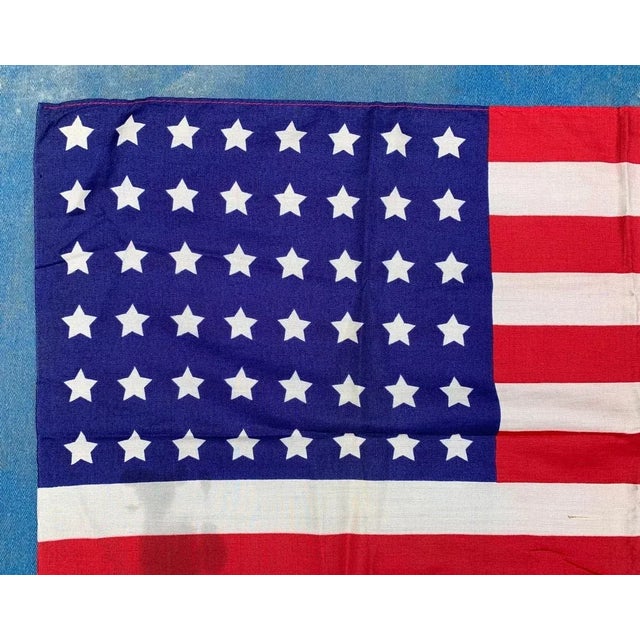 Nicely preserved antique American flag suitable for framing. Printed on silk. Seller Managed Delivery to be shipped by...