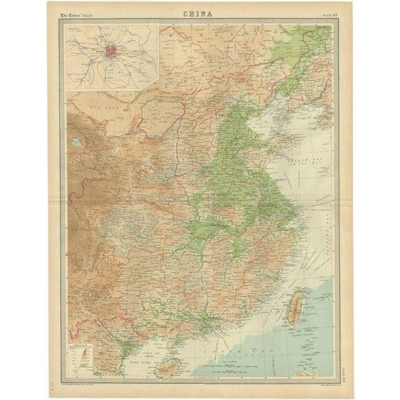 Map of Eastern China, 1922 For Sale - Image 6 of 6