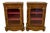Antique Victorian Burr Walnut Pier Cabinets with Ormolu Mounts, 1860, Set of 2 For Sale