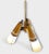 Mid-Century Modern 3-Light Ceiling Lamp from Lamperti, Italy, 1960s For Sale - Image 3 of 7