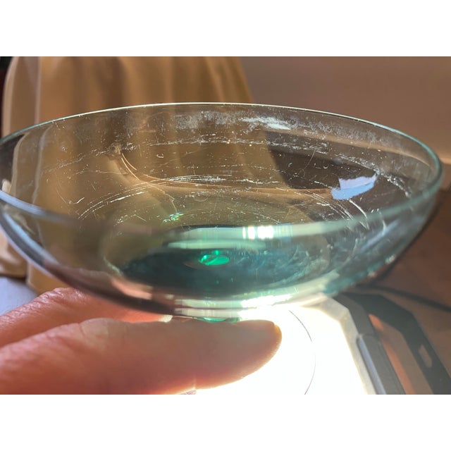 Glass 1950s Russel Wright Morgantown Glassware Set of 13 in “Seafoam” - Pinch Base Tumblers & Sherbets - 13-Piece For Sale - Image 7 of 10