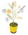 Bring evergreen springtime charm into your home decor with this delightful handcrafted metal floral arrangement. Designed...