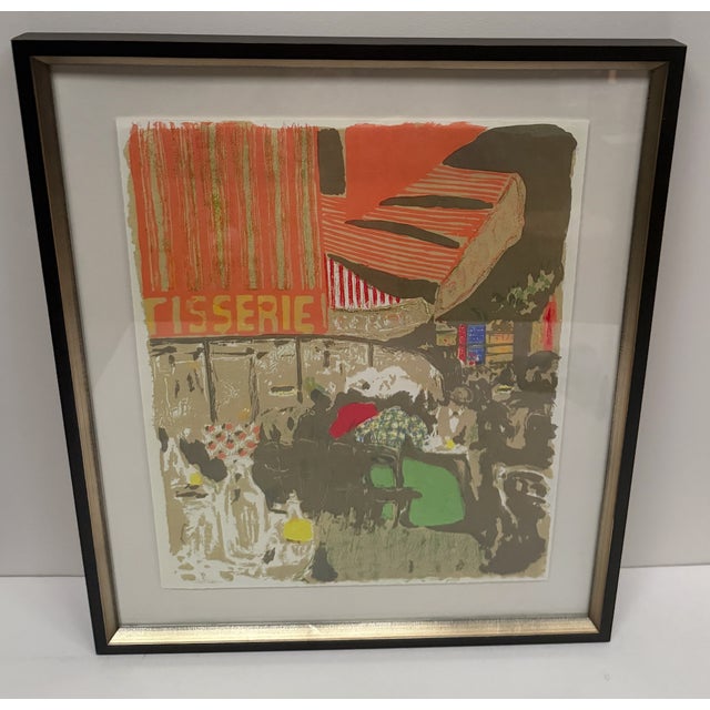 Late 20th Century La Brasserie Framed Print For Sale - Image 5 of 11
