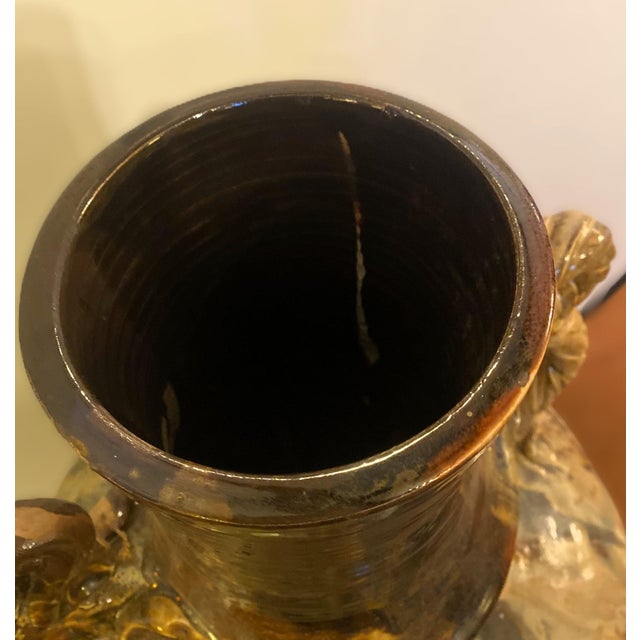 Monumental Flynn Sochon Pottery Vase For Sale - Image 9 of 12