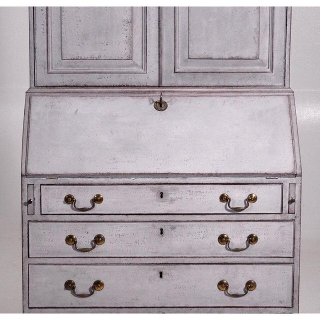 Early 20th Century Antique Two-Parts Secretaire in Wood, 1900s For Sale - Image 5 of 8