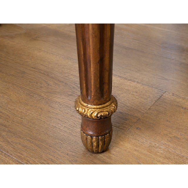 Late 20th Century John Widdicomb Neoclassical Giltwood & Granite Top Console Table For Sale - Image 11 of 12