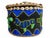Glass Mid-20th Century Nigerian Yoruba Large Ceremonial Beaded Vessel With Reptile Finial For Sale - Image 7 of 18