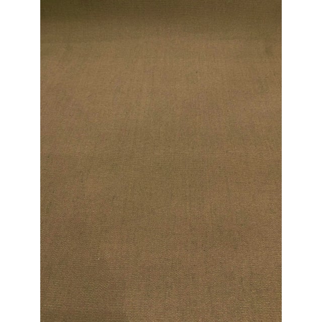 Baker Furniture Company Baker Green and Taupe Woven Designer Fabric - 53 Yards For Sale - Image 4 of 4