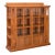 Mission Double Door Bookcase With Side Shelves - Michael's Cherry For Sale