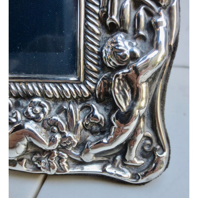 Silver Sterling Silver Photo Frame For Sale - Image 8 of 10