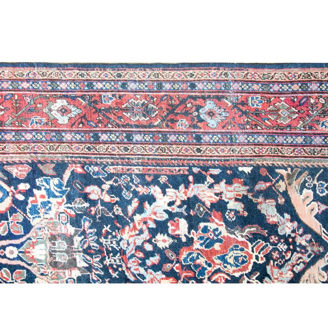 Early 20th Century Early 20th Century Persian Mahal Rug For Sale - Image 5 of 15