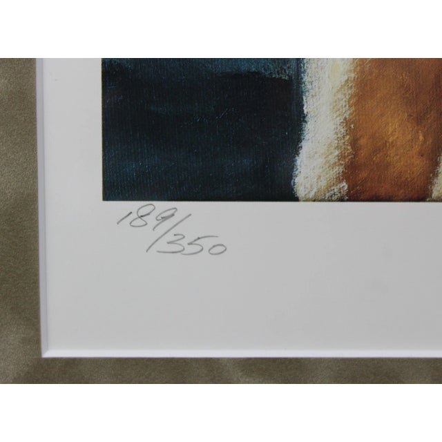 1990s Wai Ming "Sea Sounds" Signed & Numbered Lithograph Print W Coa For Sale - Image 4 of 12