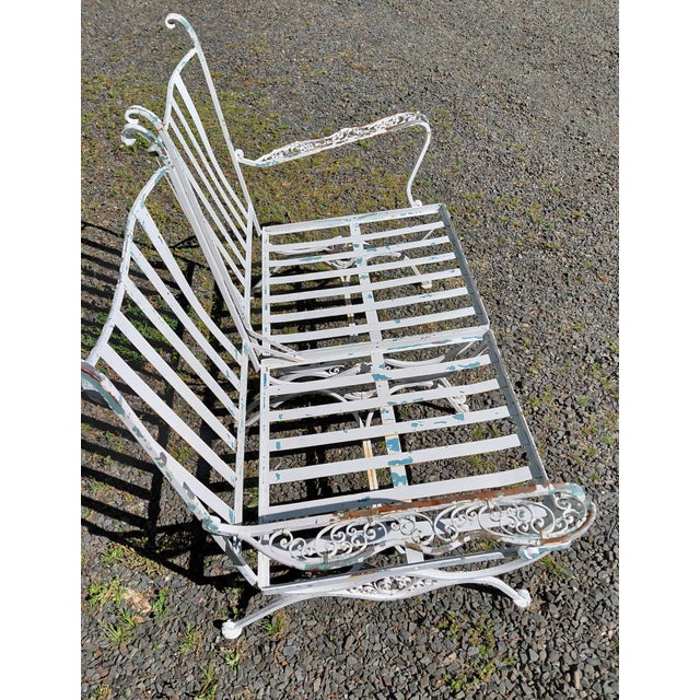 Lee L. Woodard & Sons 1960s Woodard Andalusian Right and Left Armchair For Sale - Image 4 of 11