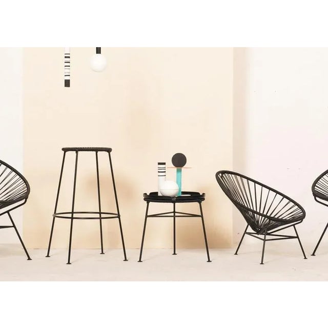 Not Yet Made - Made To Order Light Blue Centro Stool by OK Design For Sale - Image 5 of 6