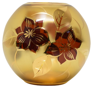 Glass Vase, Czechoslovakia, 1970s