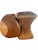 Wood Mid 20th Century Danish Modern Style Sculptural Interlocking Wood Salt and Pepper Shakers For Sale - Image 7 of 11