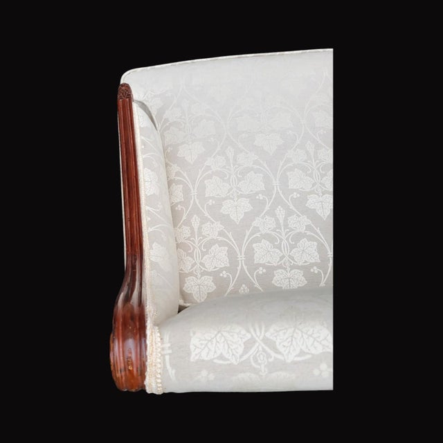 1940s Mahogany Large Lounge Armchair For Sale - Image 10 of 12