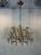 Hollywood Regency Vintage Chandelier by Oscar Torlasco for Stilkronen, 1970s For Sale - Image 3 of 11