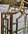 Chinese Chippendale Pagoda Style Iron Faux Bamboo Etagere For Sale - Image 13 of 18