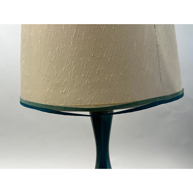 Mid Century Modern Green Malachite Table Lamp For Sale - Image 13 of 14