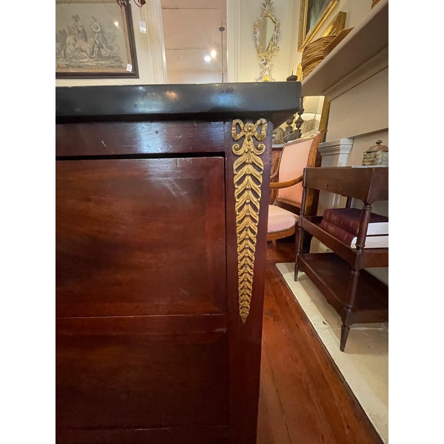 19th Century Neoclassical Style Mahogany Commode For Sale - Image 4 of 9