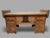 Brutalist Oak Hall Chest Bench with Black Iron Hardware, 1960s For Sale - Image 13 of 13