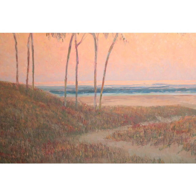 1990s Impressionist Coastal Sunset Painting by William Dorsey (1942-2019) For Sale - Image 5 of 11