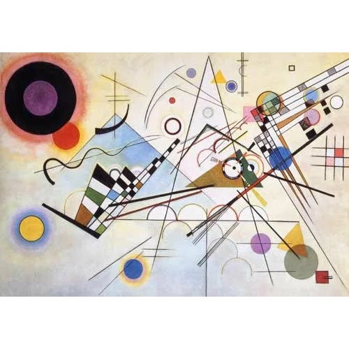 Artist: Wassily Kandinsky Country: Russia Title: Composition 8 Medium: Giclee Marks: Numbered limited edition Watercolor...