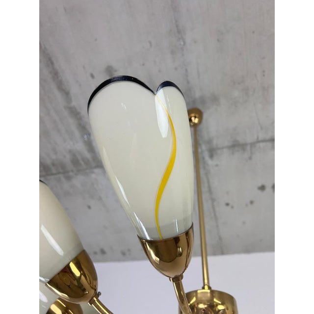 Large Mid-Century Modern Chandelier by Instala Děčín, 1960s For Sale - Image 6 of 10