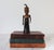 Figurative Vintage African Folk Art Sculpture or Doll Carved From Wood and Dark Horn For Sale - Image 3 of 14