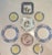 Sky Blue Sky Blue and Yellow Chinoiserie Wall Plate Curation-Set of 9 For Sale - Image 8 of 8
