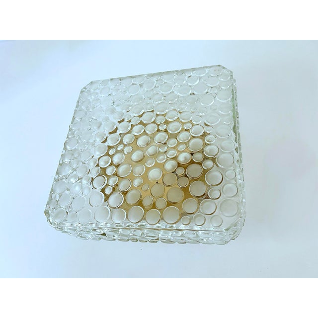Metal Vintage Bubble Glass Flush Mount from Erco, 1970s For Sale - Image 7 of 18