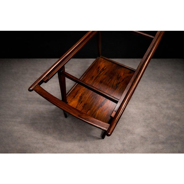 Geraldo De Barros for Unilabor Bar Cart in Rosewood, Brazil, 1960s For Sale - Image 15 of 18