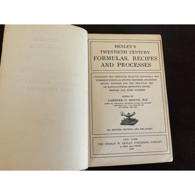 A Set of Vintage Textbooks, Leather Bound, a Collection of Three (3) For Sale - Image 10 of 12