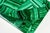 Stunning Vintage European Malachite Box Hand Cut Geometric Stone Mid Century Luxury Home Decor For Sale In New York - Image 6 of 14