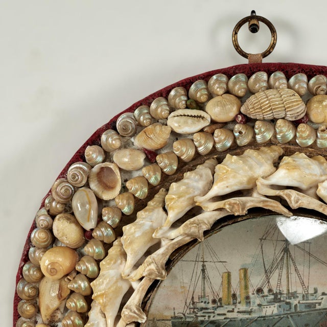 English Antique British Colonial Sailors Valentine For Sale - Image 3 of 10