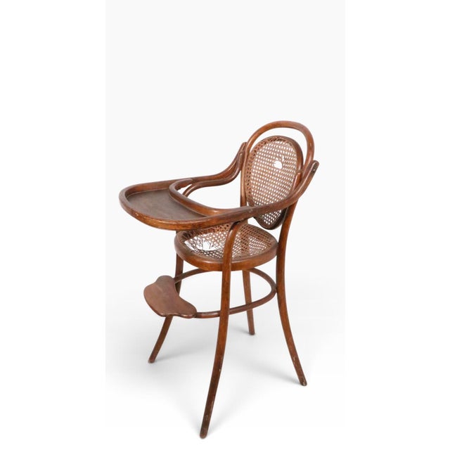 Antique Bentwood Highchair Att. To Thonet For Sale - Image 12 of 15