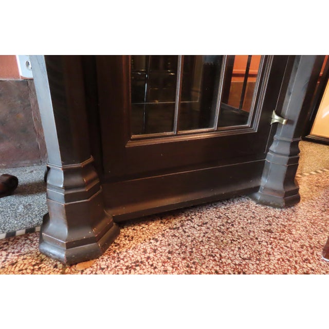 Restored Antique Gothic Grandfather Clock 9-Tube For Sale - Image 11 of 13