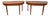 Georgian Console Tables in Mahogany, 1820, Set of 2 For Sale