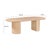 Tan Marlow Natural Wood Oval Dining Table For Sale - Image 8 of 9