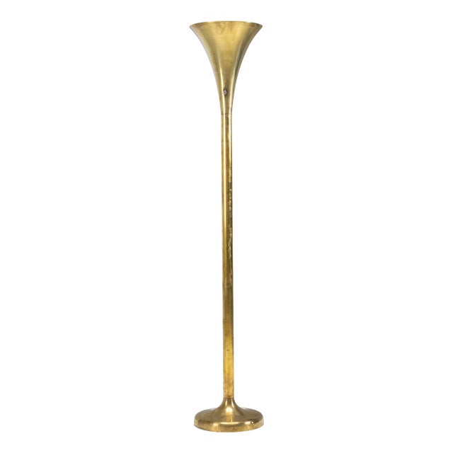 Brass Luminator Floor Lamp by Marcello Piacentini, 1950s For Sale