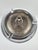 Metal Art Deco Modernist Freestanding Ashtray in Nickel-Plated Metal, 1950 For Sale - Image 7 of 11