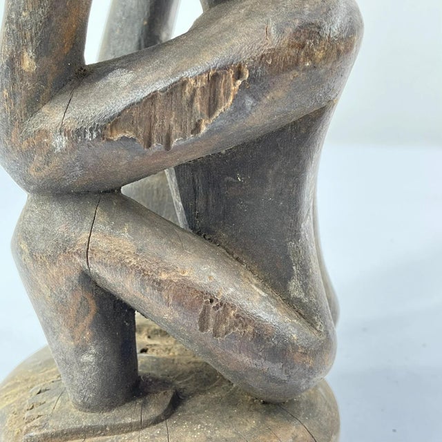 Dark Gray Early 20th Century Luba Sitting Kasube Power Figure For Sale - Image 8 of 9