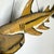 Late 20th Century Vintage Boho Torch Cut Wrought Iron Hammer Head Shark For Sale - Image 5 of 7