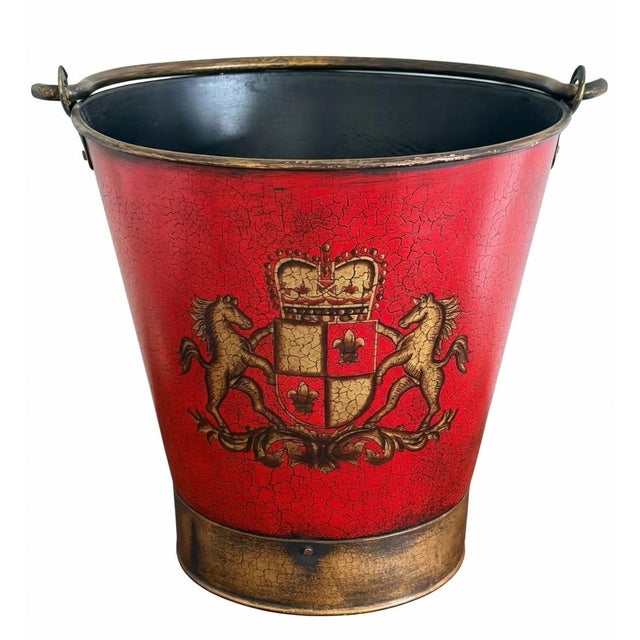English Fire Brigade Bucket For Sale - Image 9 of 9