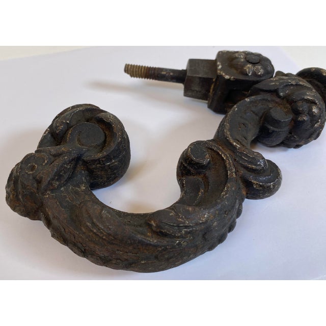 18th Century 18th Century French Iron Door Knocker For Sale - Image 5 of 5