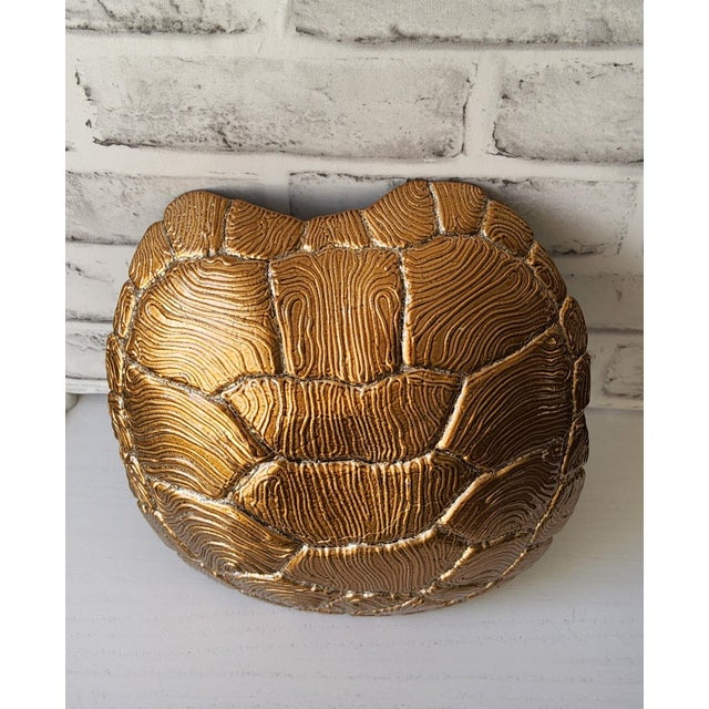 Olive Vietri Italian Tortoise Shell Glass Bowl, Made in Turkey For Sale - Image 8 of 8