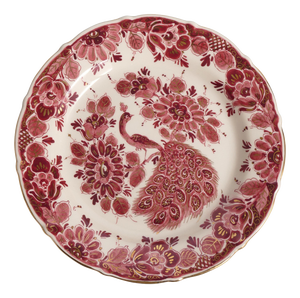 Gouda Delft Hand-Painted Plate by Regina, 1950s