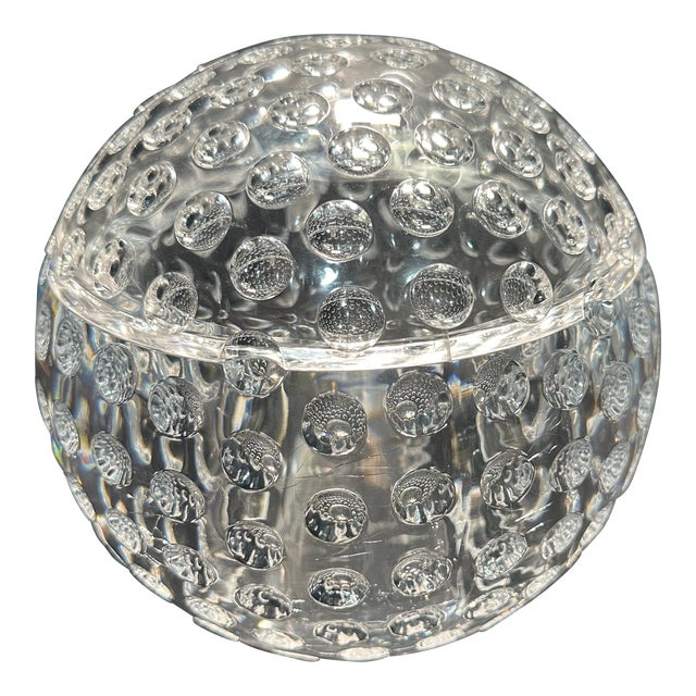 1990s Grainware Lucite Golfball Ice Bucket For Sale